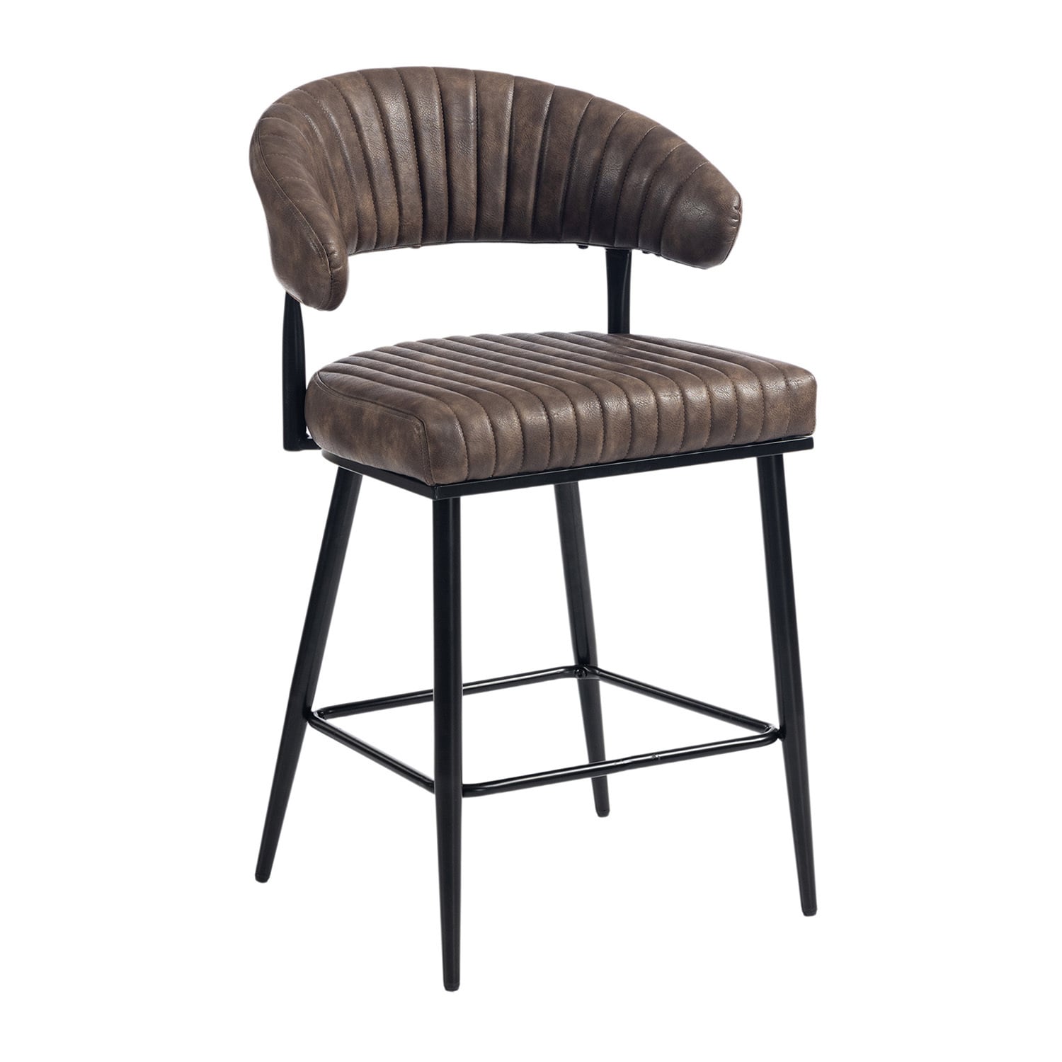 66cm Aires Faux Leather Bar Stools