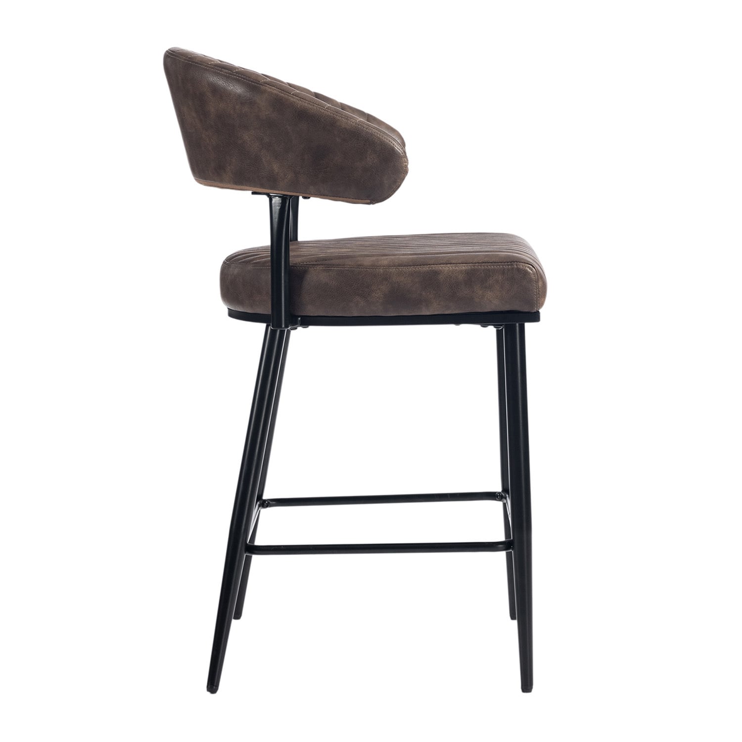 66cm Aires Faux Leather Bar Stools
