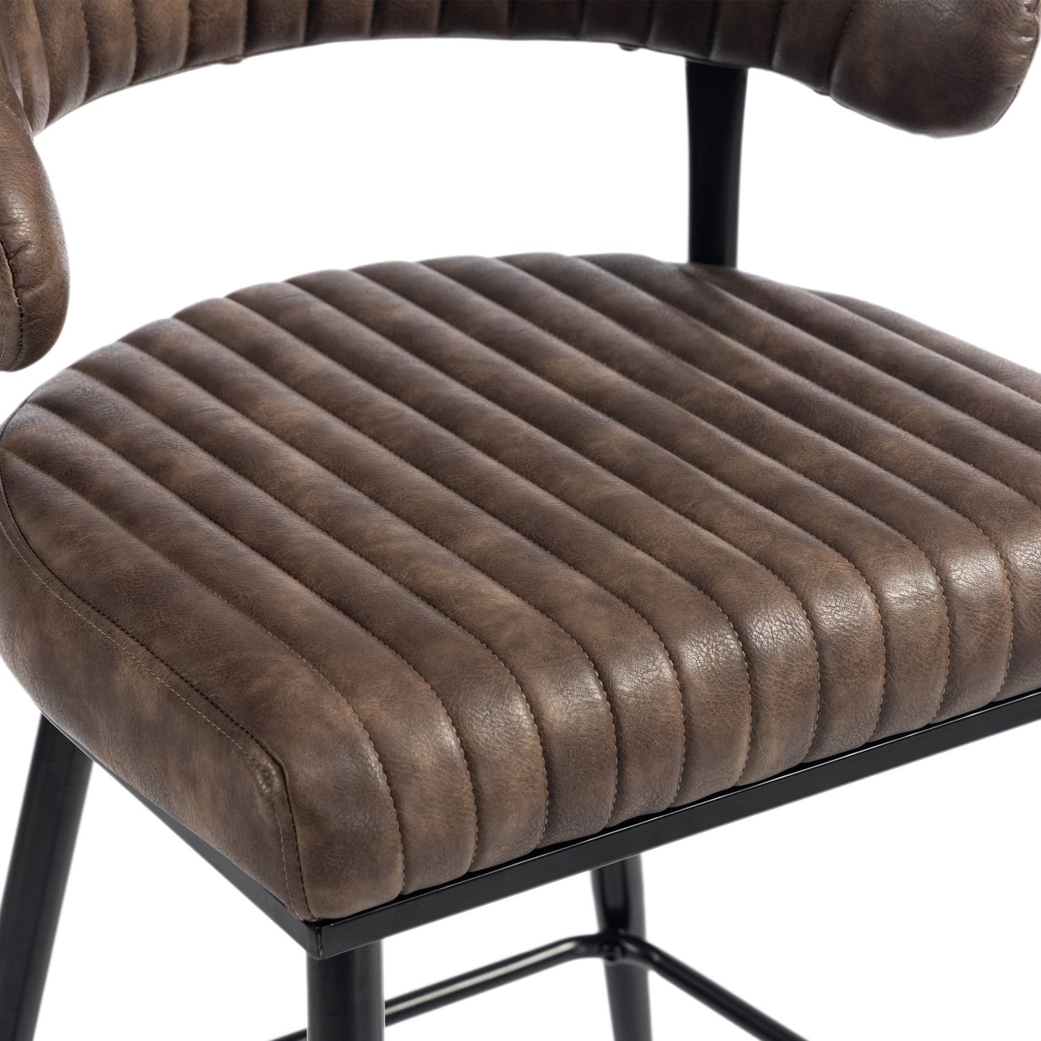 66cm Aires Faux Leather Bar Stools