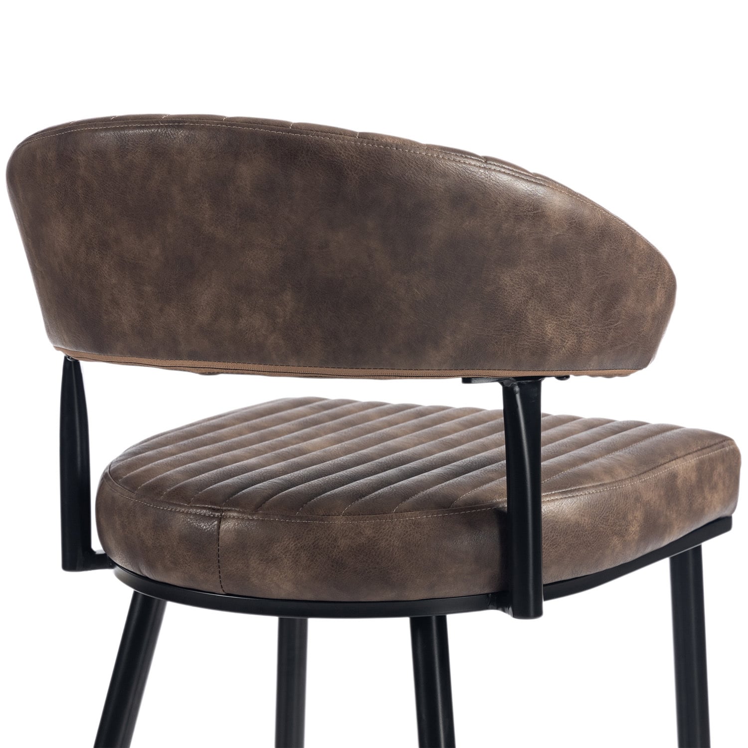 66cm Aires Faux Leather Bar Stools