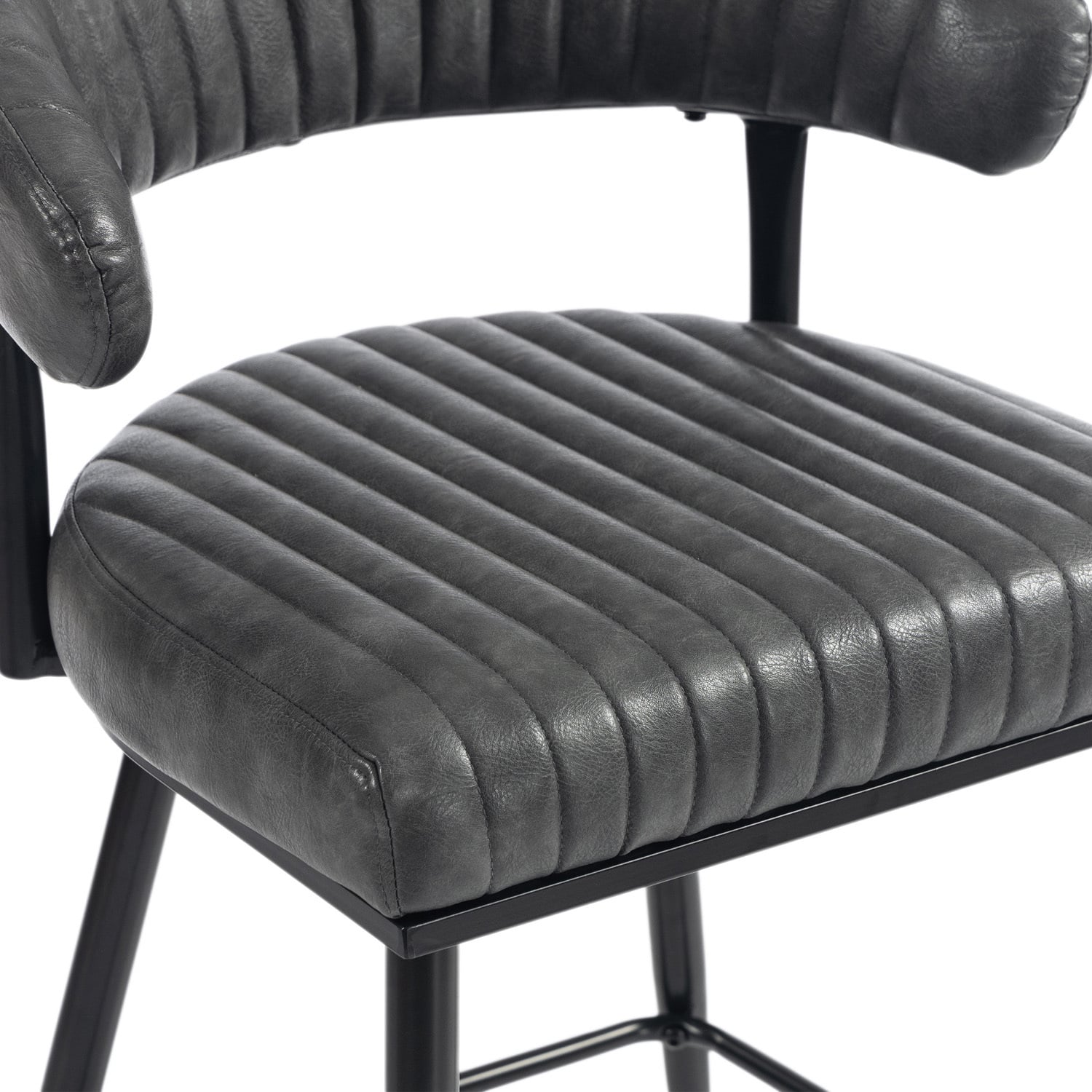 66cm Aires Faux Leather Bar Stools