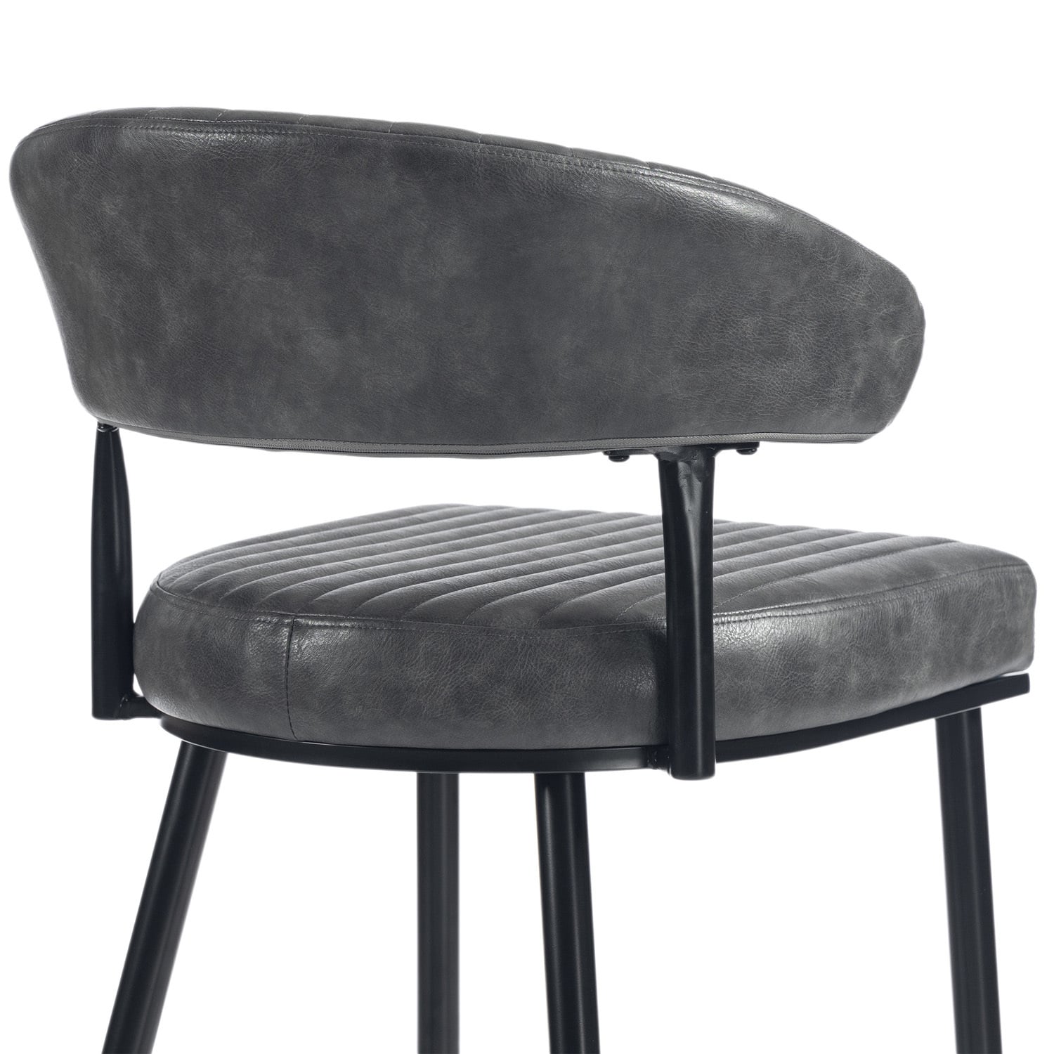 66cm Aires Faux Leather Bar Stools