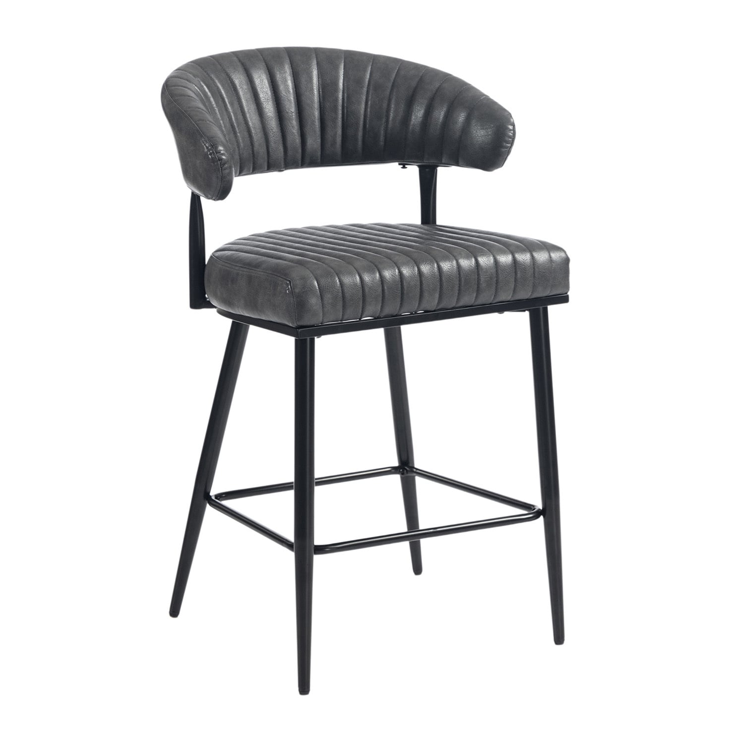 66cm Aires Faux Leather Bar Stools