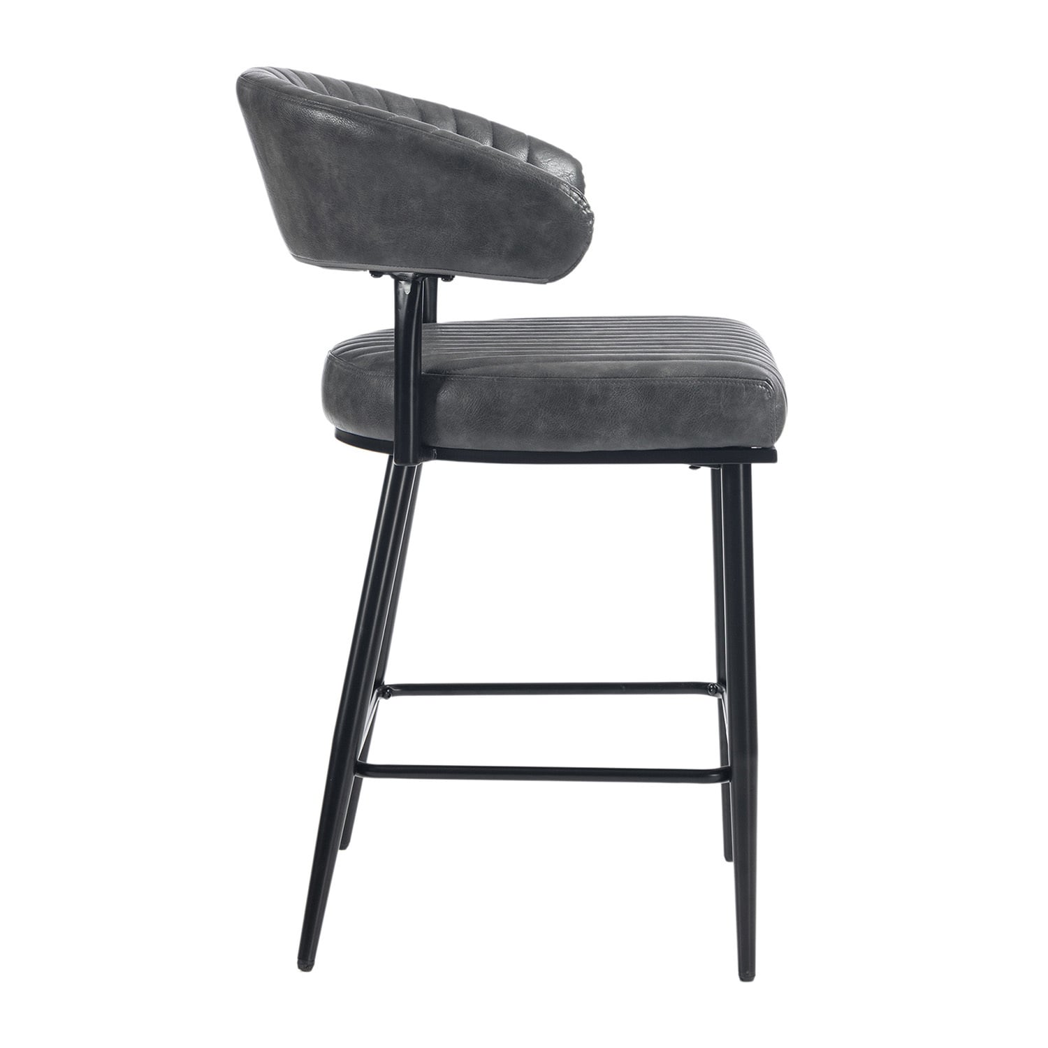 66cm Aires Faux Leather Bar Stools
