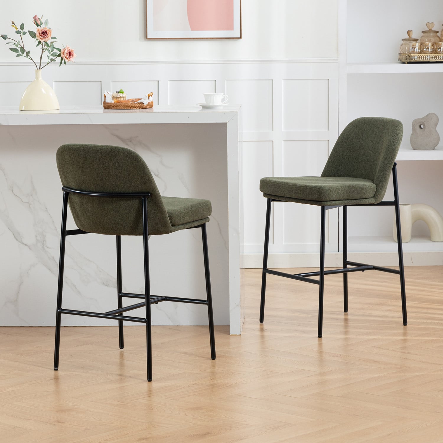 67cm Azriel Upholstered Bar Stools