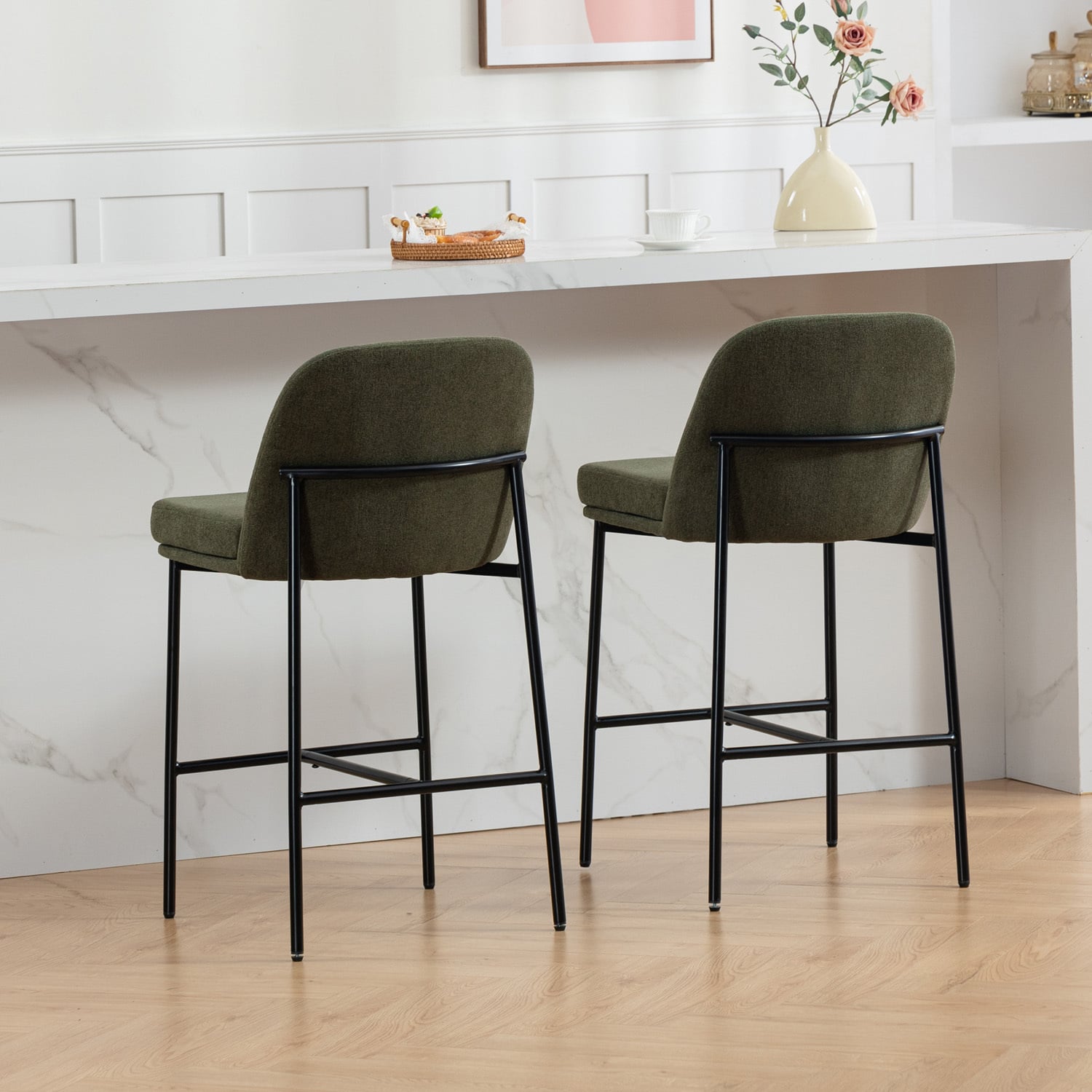 67cm Azriel Upholstered Bar Stools