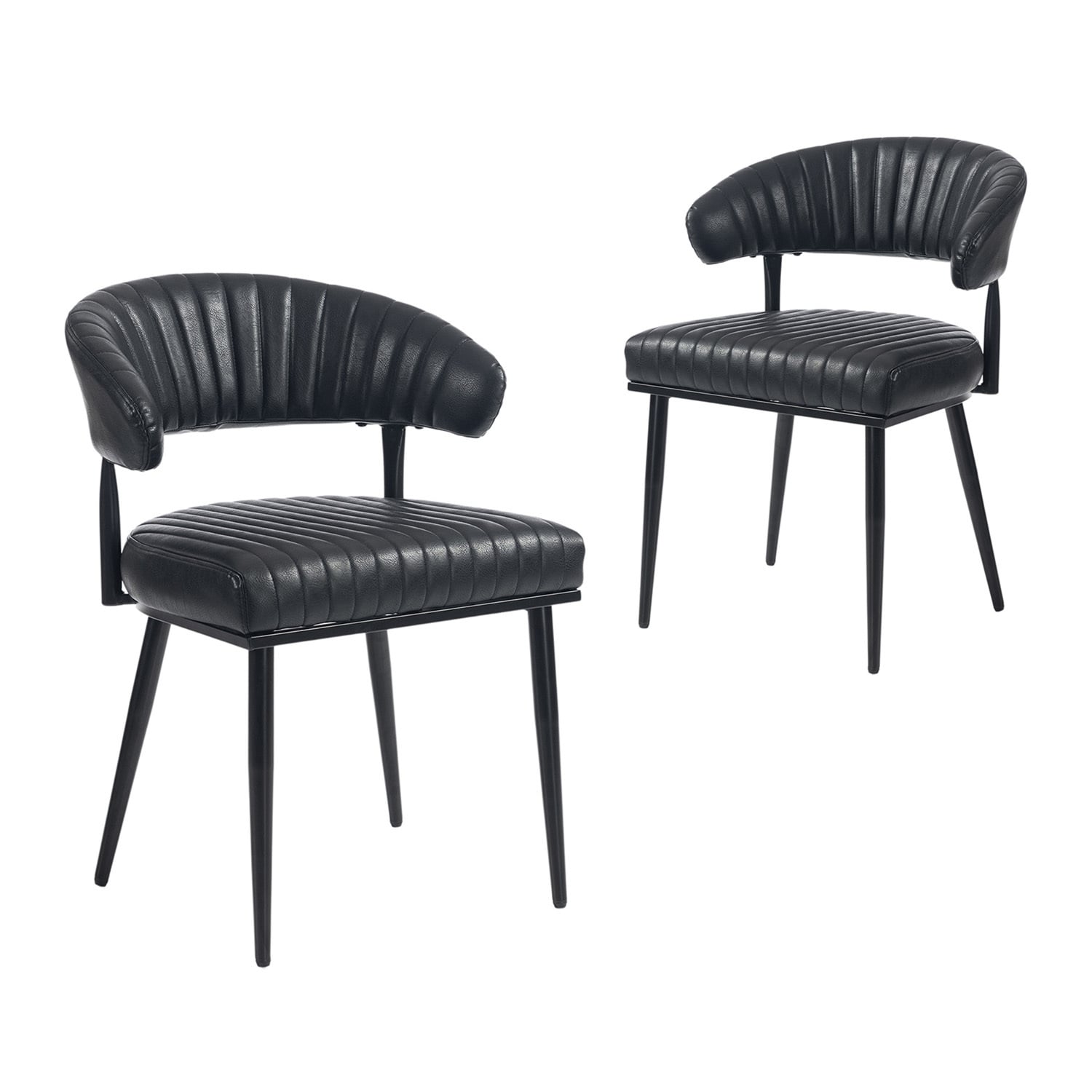 Entice Faux Leather Dining Chairs