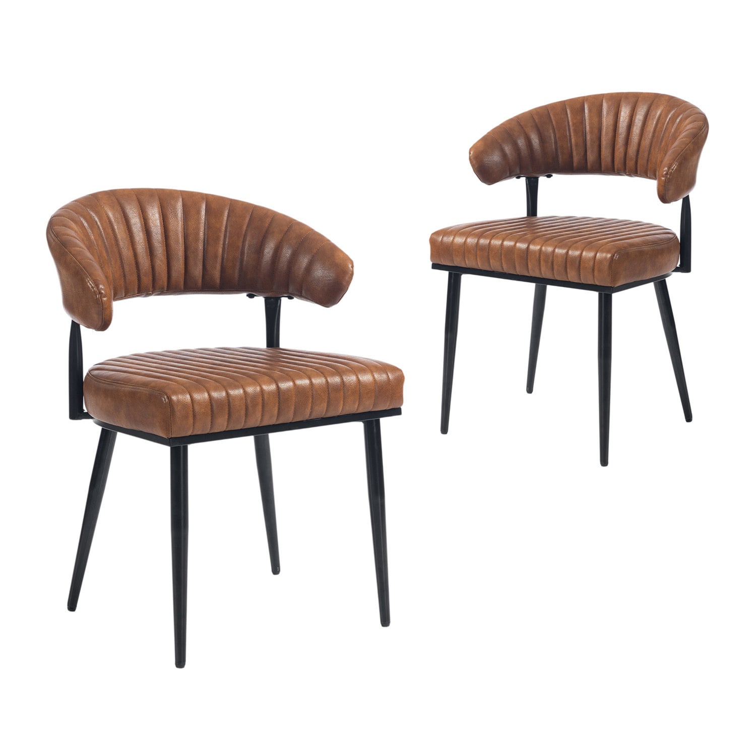 Entice Faux Leather Dining Chairs