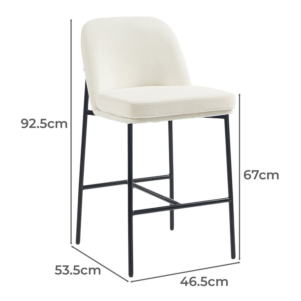 67cm Azriel Upholstered Bar Stools