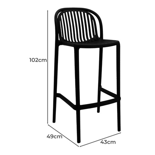 75cm Lagra Outdoor Bar Stools