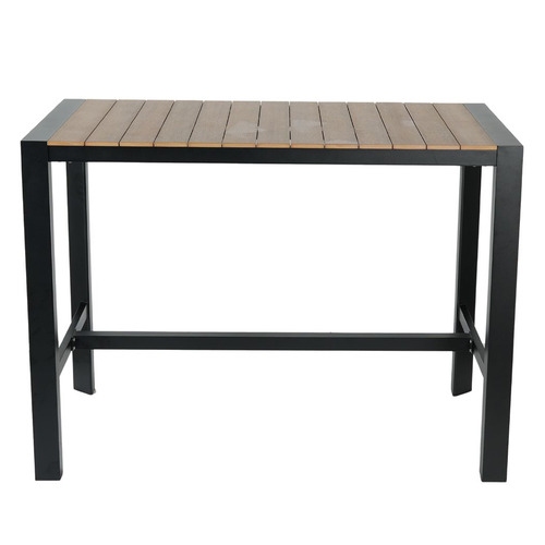 Black Damien Aluminium Outdoor Bar Table