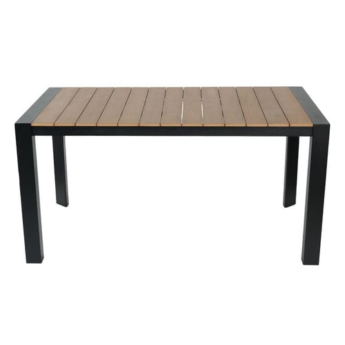 Black Damien Aluminium Dining Table