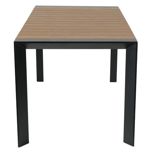 Black Damien Aluminium Dining Table