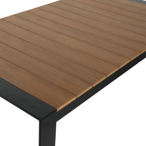 Black Damien Aluminium Dining Table