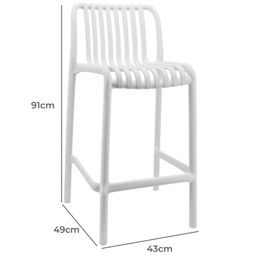 65cm Charles Outdoor Bar Stools