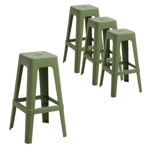 75cm Narelle Tolix Replica Outdoor Bar Stools
