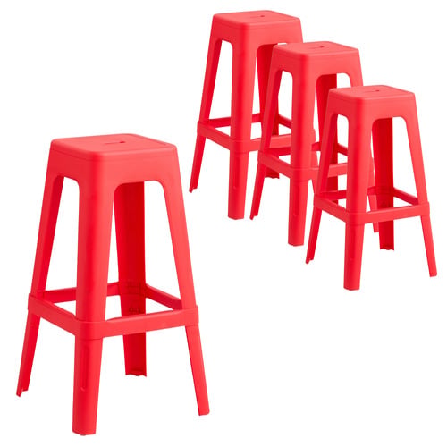 75cm Narelle Tolix Replica Outdoor Bar Stools