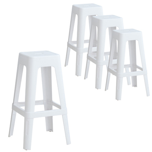 75cm Narelle Tolix Replica Outdoor Bar Stools