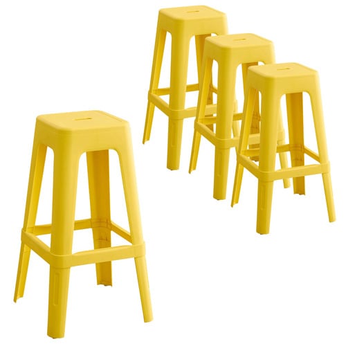75cm Narelle Tolix Replica Outdoor Bar Stools