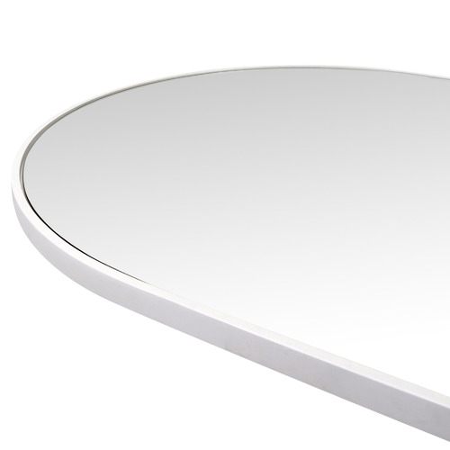 170 x 76cm Arched Leaner Stainless Steel Dressing Wall Mirror