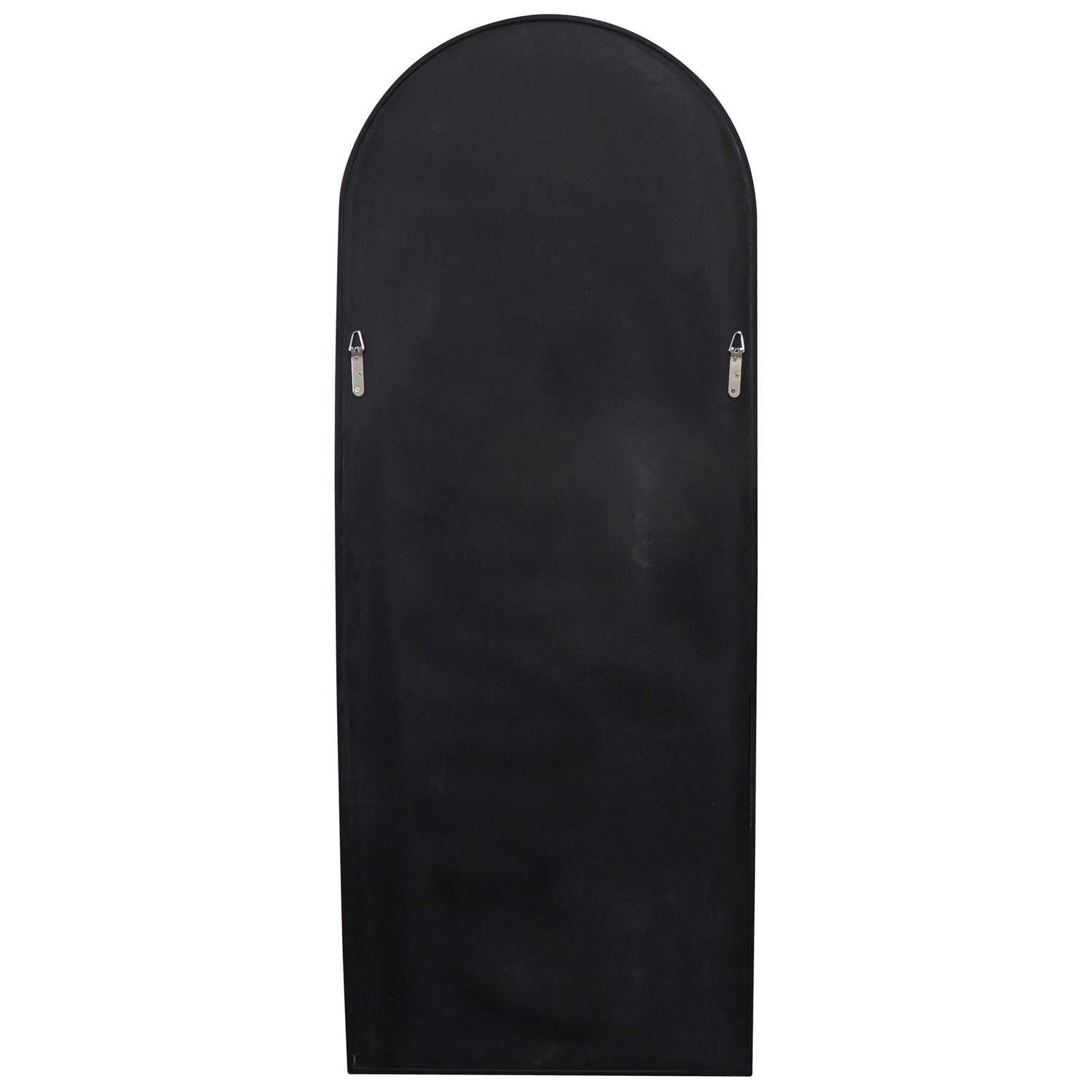 PrincipleArc Black Arched Stainless Steel Leaner Mirror Temple & ster