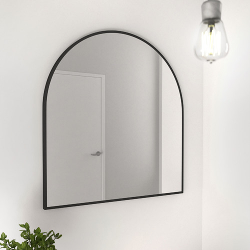 FutureGlass Arched Stainless Steel Wall Mirror & Reviews | Temple & Webster