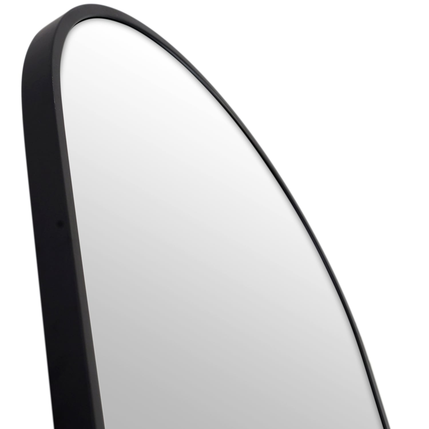 70 x 50cm Pill Shaped Stainless Steel Wall Mirror
