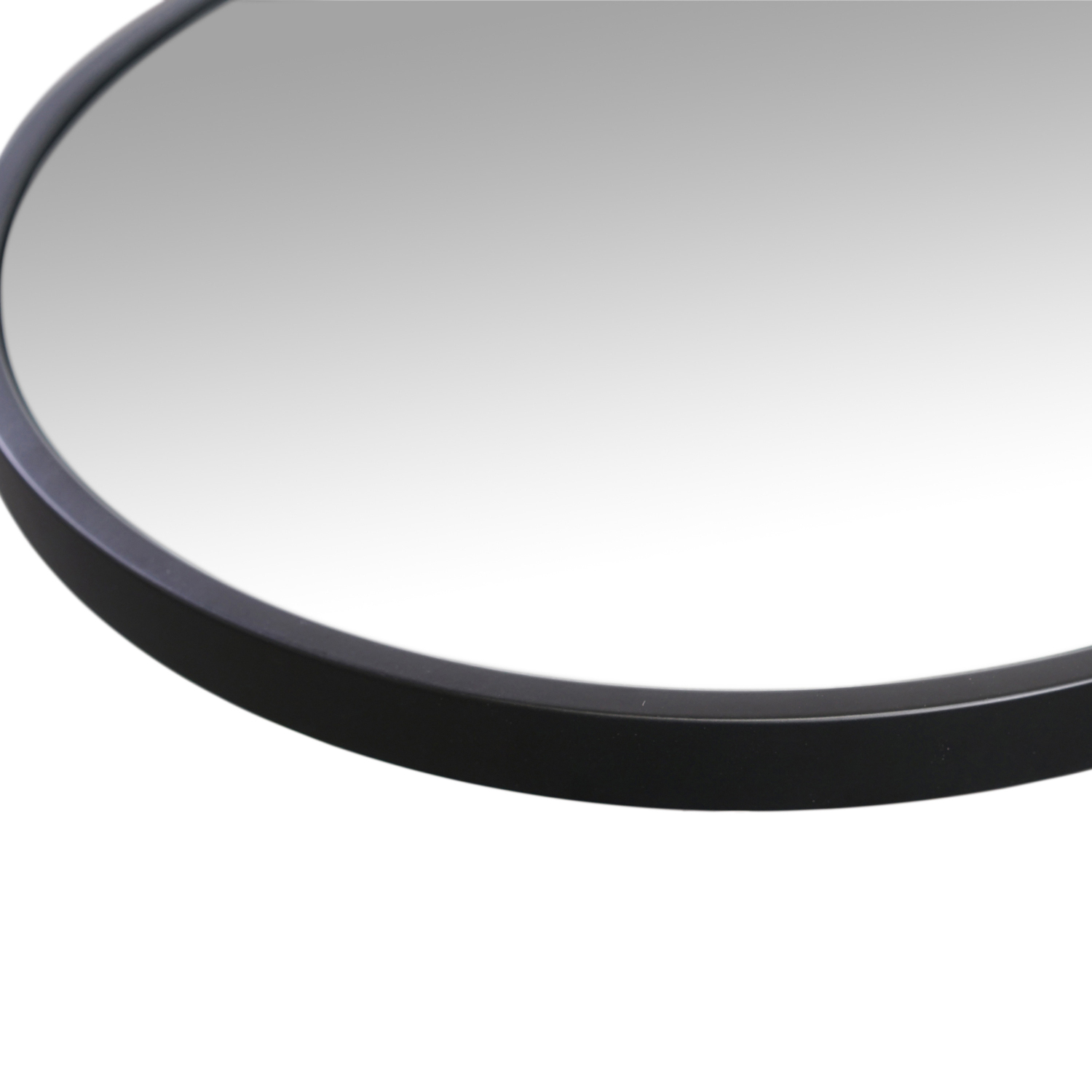 70 x 50cm Pill Shaped Stainless Steel Wall Mirror
