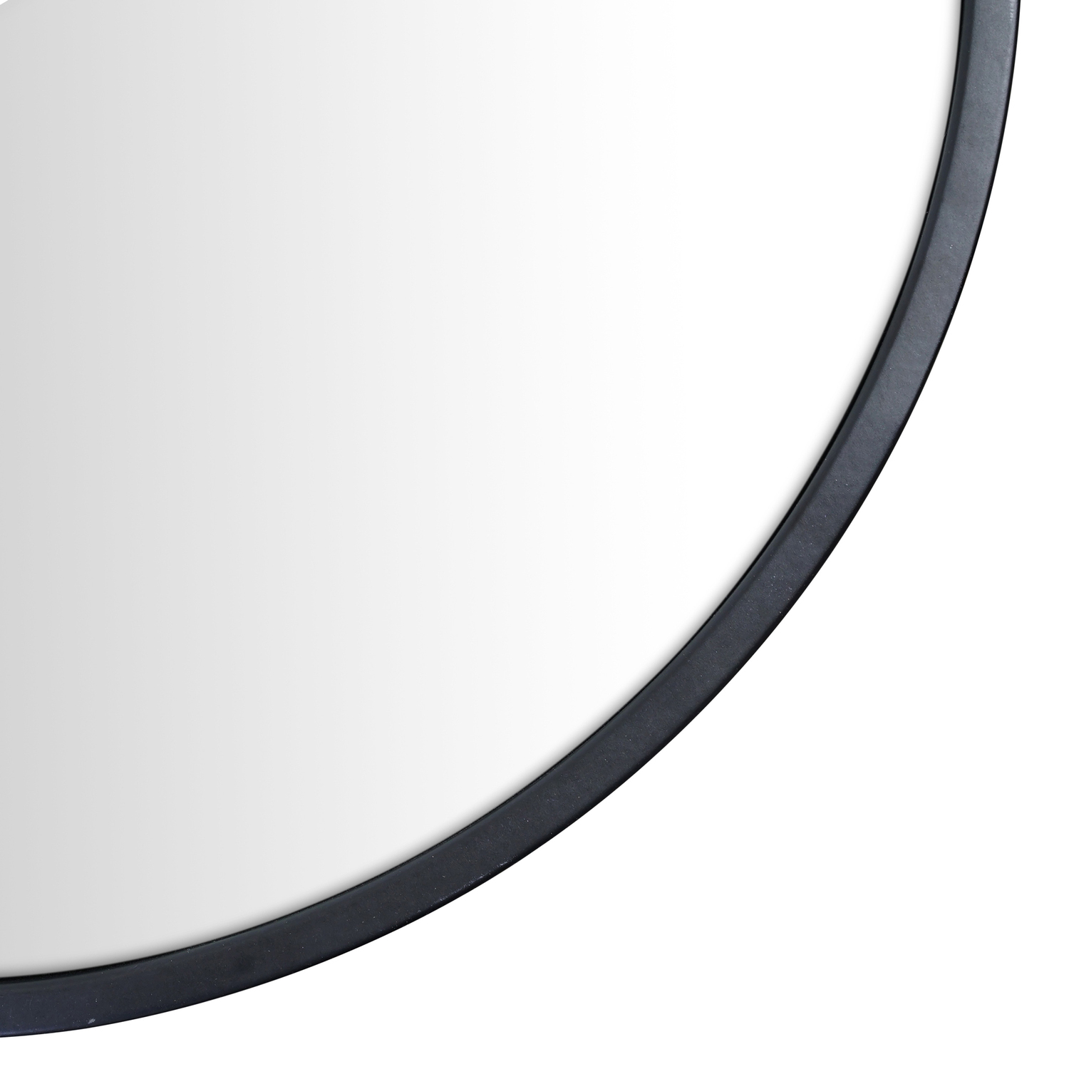 90 x 56cm Pill Shaped Stainless Steel Wall Mirror