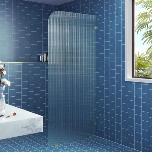 PrincipleArc Declan Right Fluted Shower Screen The Build by Temple
