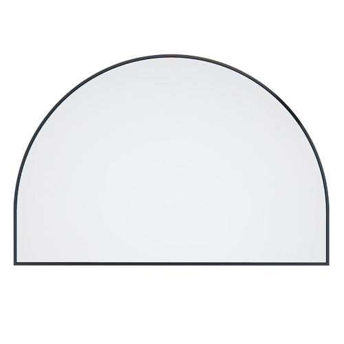 Curve Stainless Steel Framed Mirror