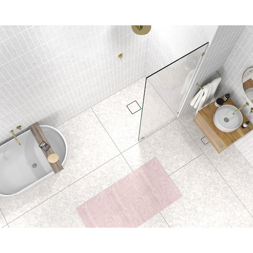 Clear Fixed Shower Screen