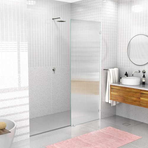 PrincipleArc Bethany Fluted Glass Shower Screen Temple & ster