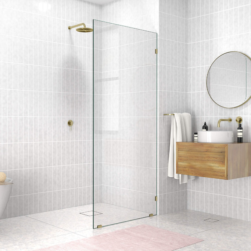 Clear Glass Fixed Shower Screen
