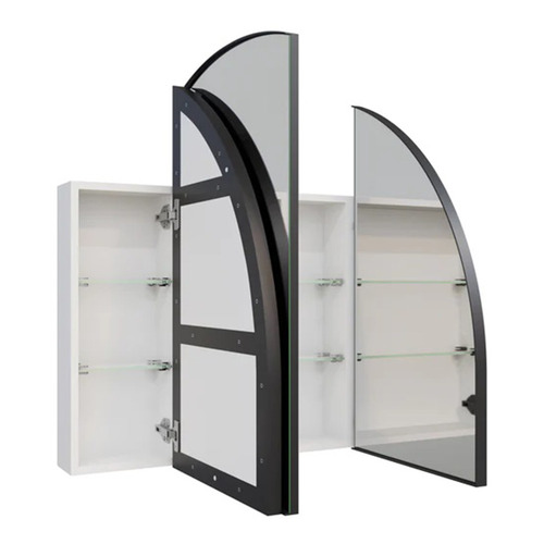 Caleb Arch Stainless Steel Mirror Cabinet