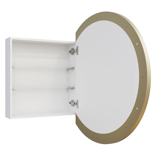 Caleb Round Mirror Cabinet