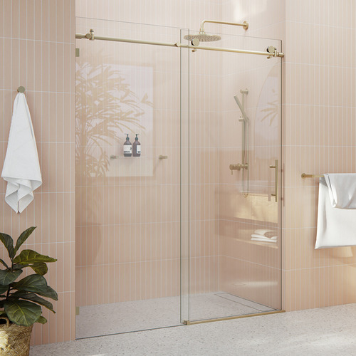 PrincipleArc Maddison Glass Sliding Shower Screen | Temple & Webster