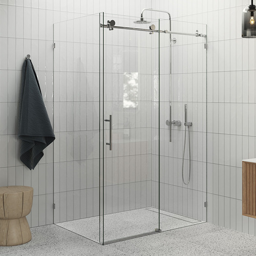 122cm Maddison Glass Sliding Shower Screen Enclosure