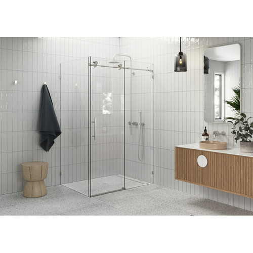 122cm Maddison Glass Sliding Shower Screen Enclosure