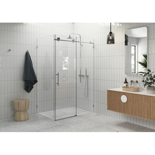 122cm Maddison Glass Sliding Shower Screen Enclosure