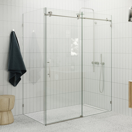 152cm Maddison Glass Sliding Shower Screen Temple & ster
