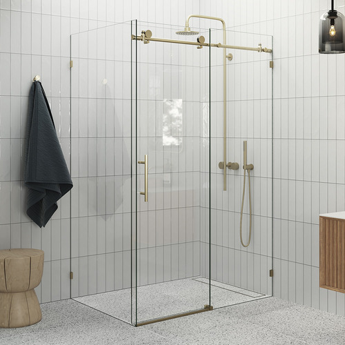 122cm Maddison Glass Sliding Shower Screen Enclosure
