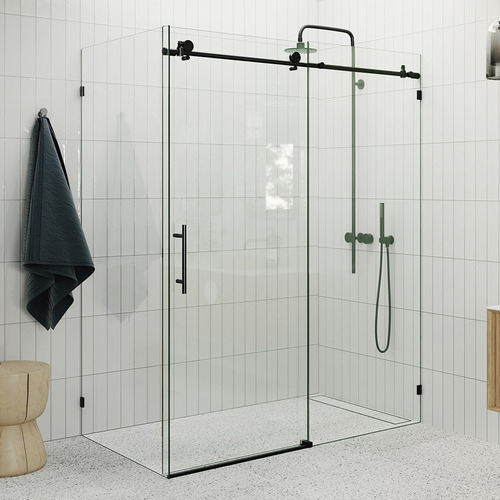 142cm Maddison Glass Sliding Shower Screen Enclosure