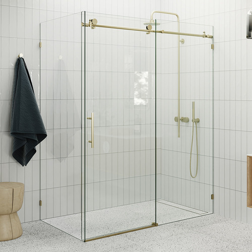 162cm Maddison Glass Sliding Shower Screen Enclosure