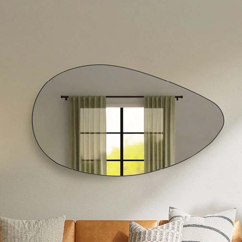 120cm Pebble Steel Wall Mirror