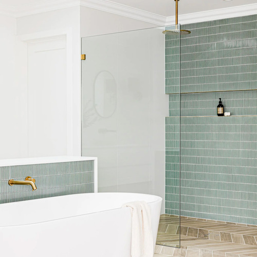 PrincipleArc Ivy Glass Shower Screen | Temple & Webster