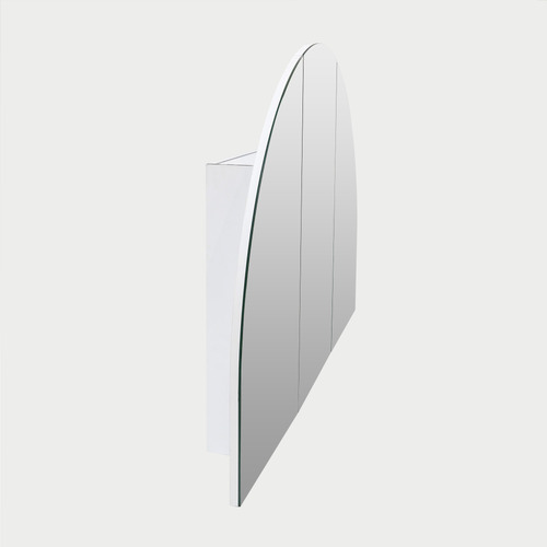 Ava 1200mm Arch Frameless Mirrored Shaving Cabinet with Glass Shelves