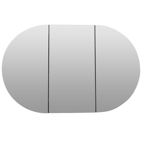 Ava 1200mm Pill Frameless Mirrored Shaving Cabinet with Glass Shelves