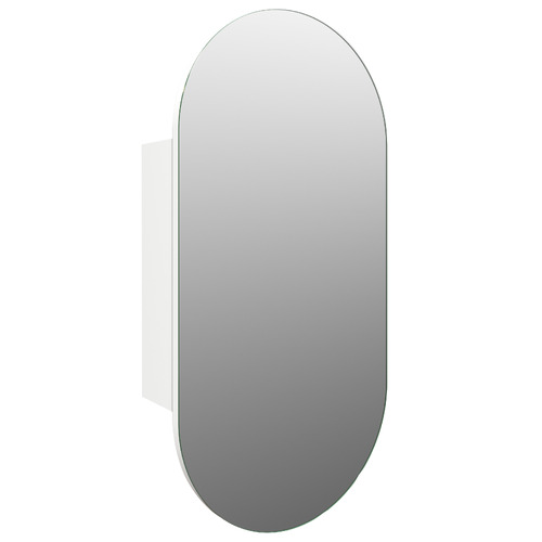 Ava 560mm Pill Frameless Mirrored Shaving Cabinet with Glass Shelf
