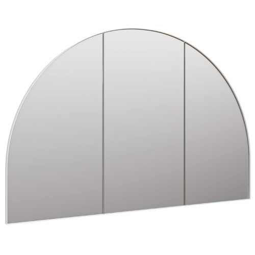Ava 1200mm Arch Mirrored Shaving Cabinet with Glass Shelves